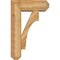 Ekena Millwork Westlake Craftsman Rough Sawn Bracket w/ Offset Brace, Western Red Cedar, 8"W x 22"D x 34"H BKT0806X22X34WTL04RWR - alternate 4